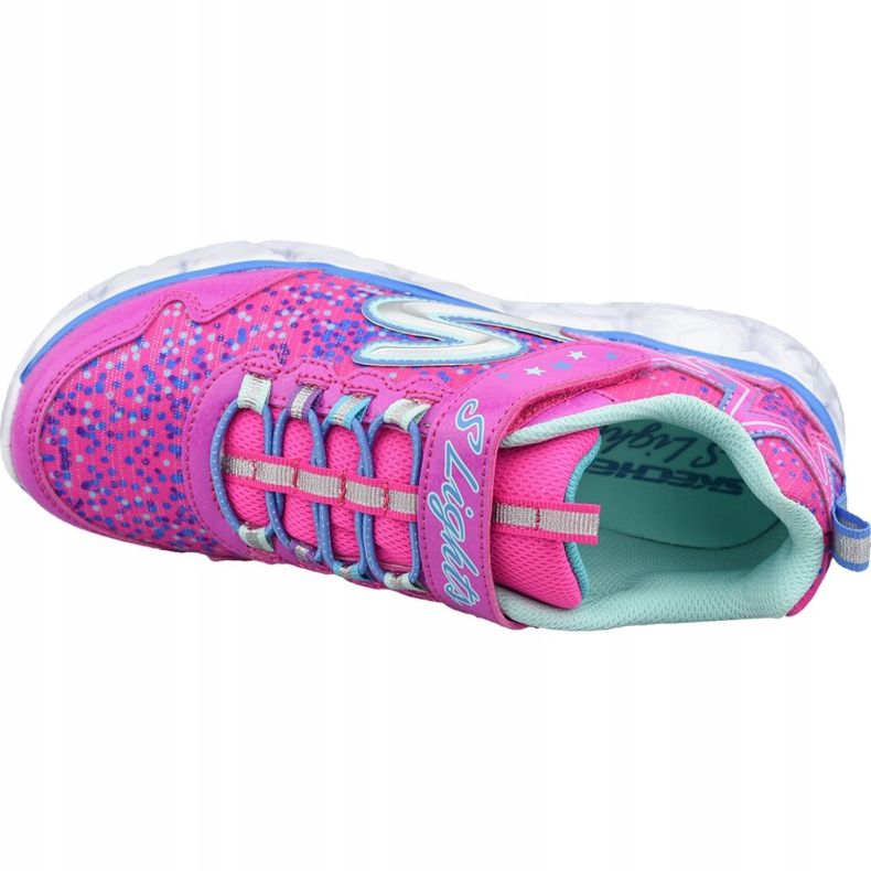 Skechers Galaxy Lights Jr 10920L-NPMT Cipő rózsaszín 2
