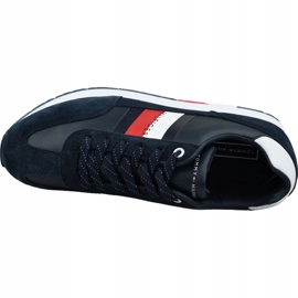 Tommy Hilfiger vállalati bőr zászlófutó M FM0FM02380 403 sötétkék 2