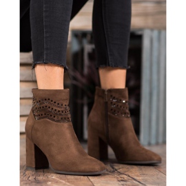 Kylie Elegáns barna csizma 1