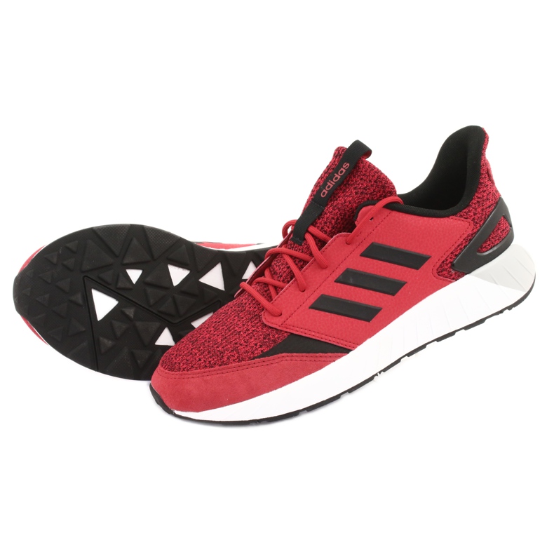 Adidas Questarstrike M G25772 cipő fekete piros 5