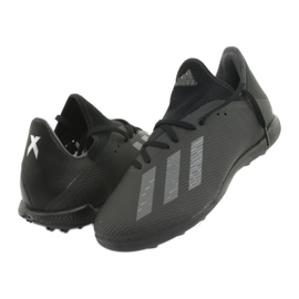 Adidas X 19.3 Tf M F35373 futballcipő fekete 2