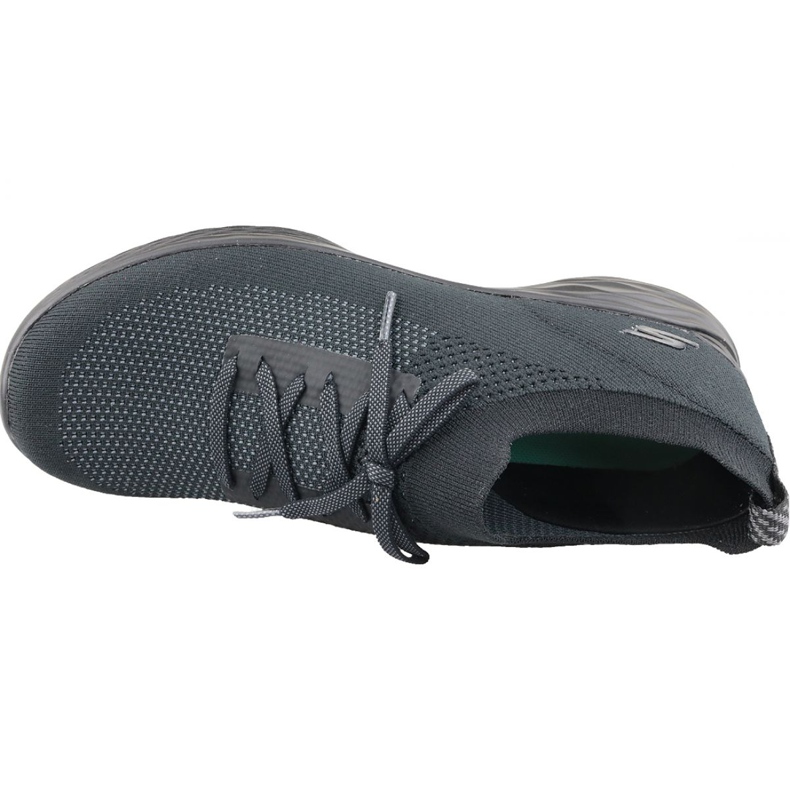 Skechers You Shine Trainers W 14957-BKGY szürke 2