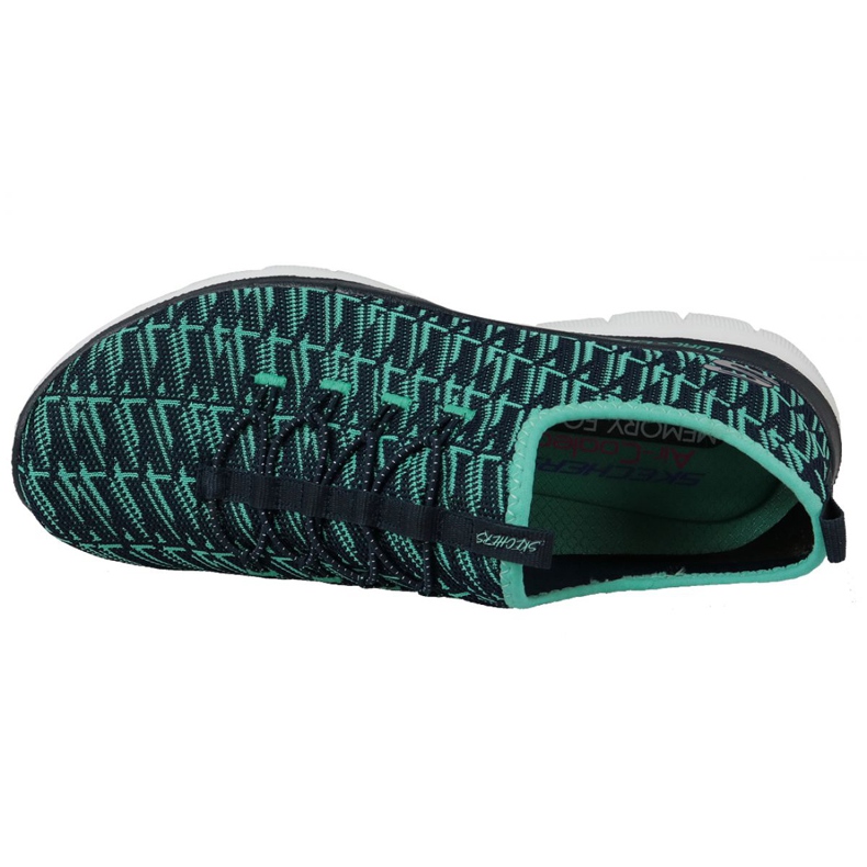 Skechers Appeal 2.0 W 12765-NVGR Cipő fekete kék 2