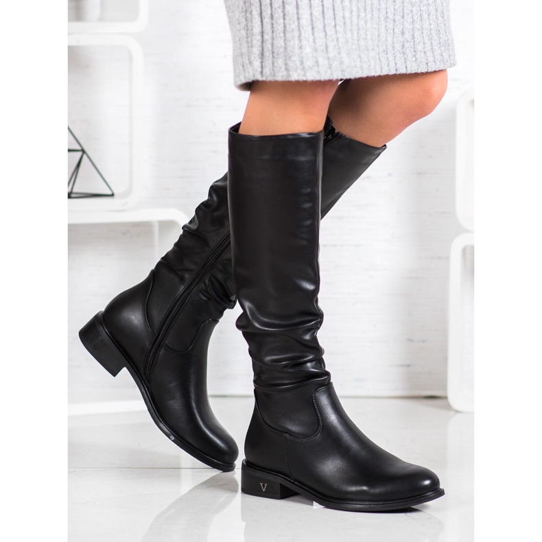 Klasszikus VINCEZA csizma fekete 1