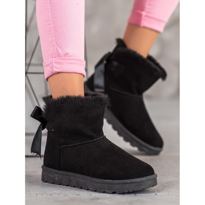 SHELOVET Meleg Mukluki íjjal fekete 2