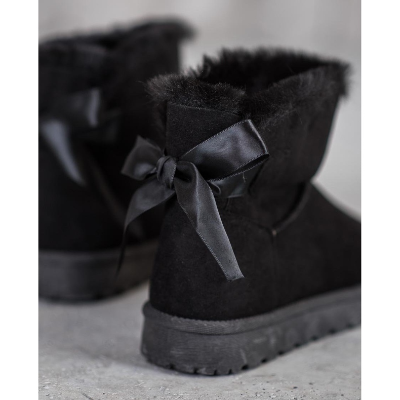 SHELOVET Meleg Mukluki íjjal fekete 1