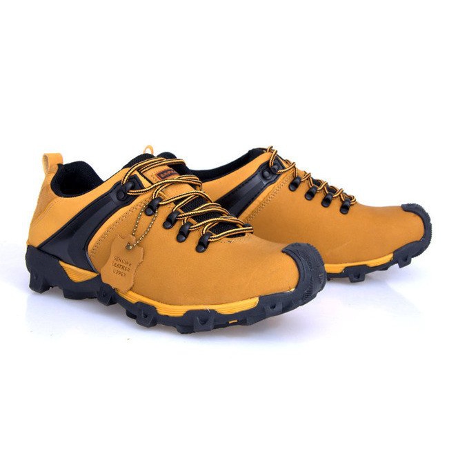 Trekking Boots Bőr Nat 399 Camel barna 1
