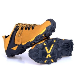 Trekking Boots Bőr Nat 399 Camel barna 2