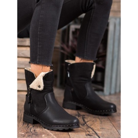 SHELOVET Összecsukható cipővel dolgozók fekete 2