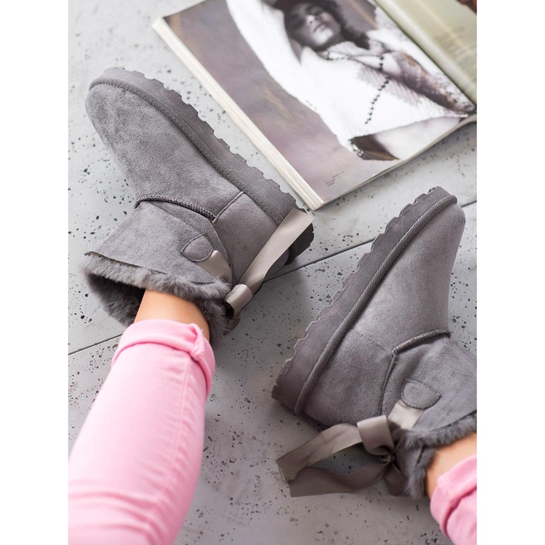 SHELOVET Meleg Mukluki íjjal szürke 2