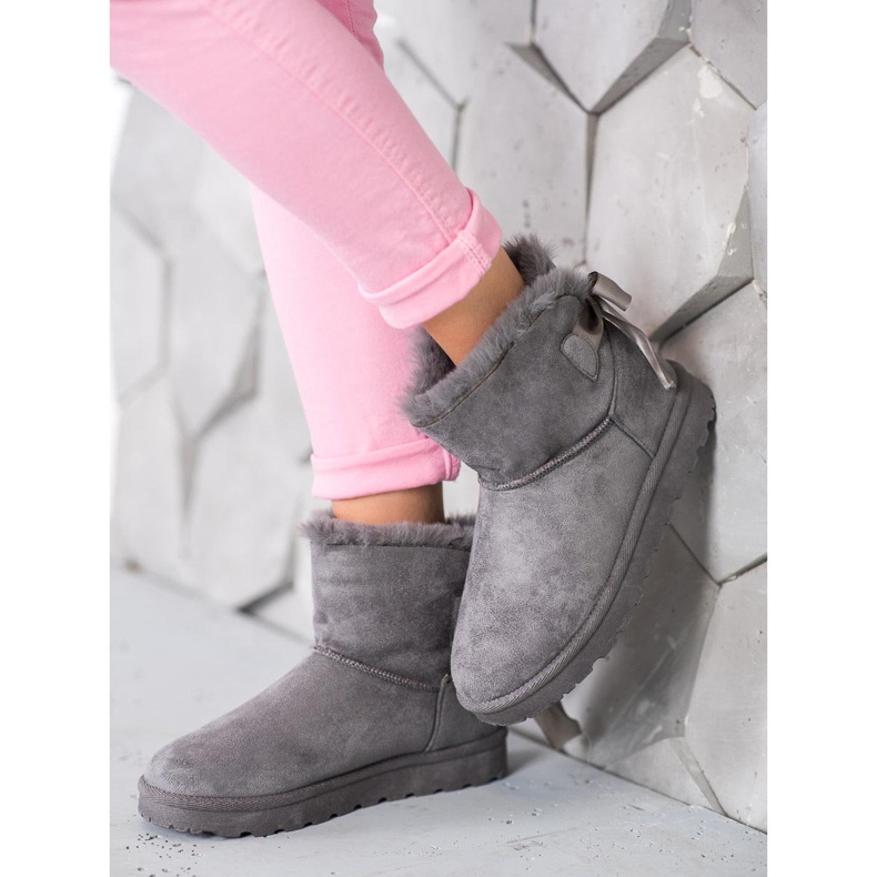 SHELOVET Meleg Mukluki íjjal szürke 1