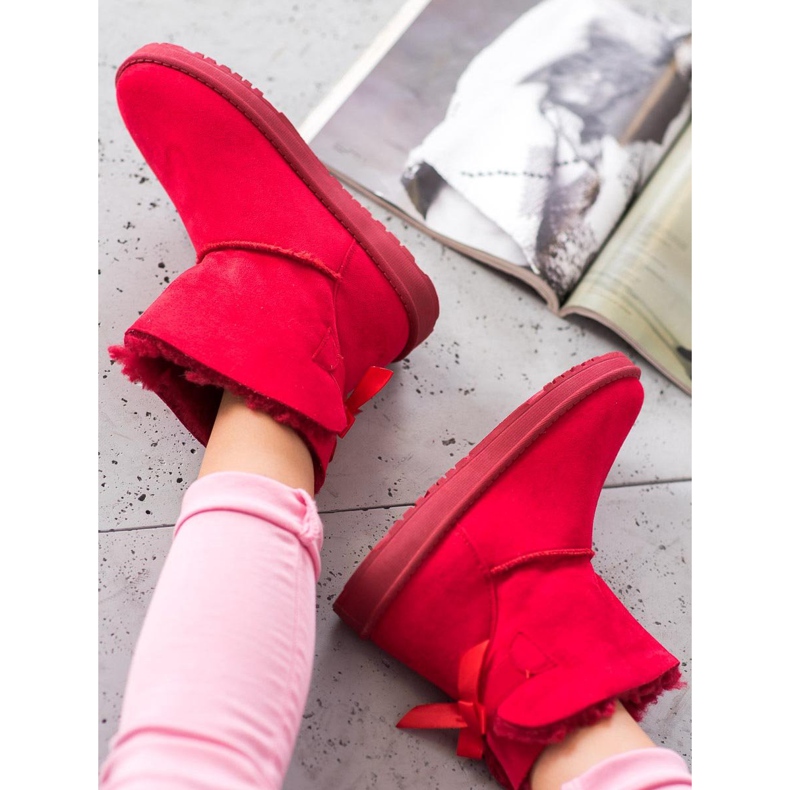 Haver Kényelmes Mukluki piros 2 Haver Kényelmes Mukluki piros 2