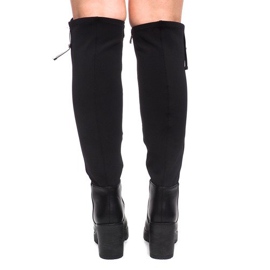 Csizma sarkán ES8515 fekete 1