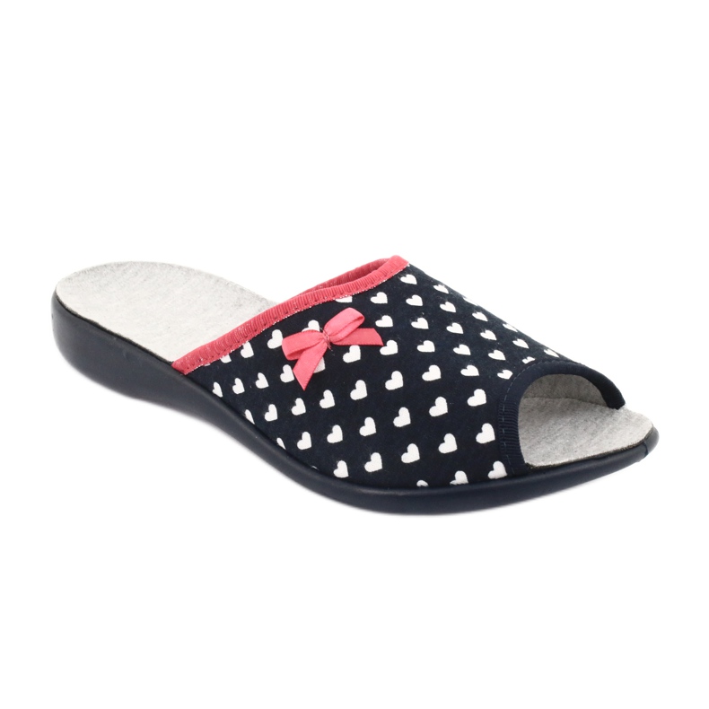 Befado női cipő pu 254D099 fehér sötétkék 2