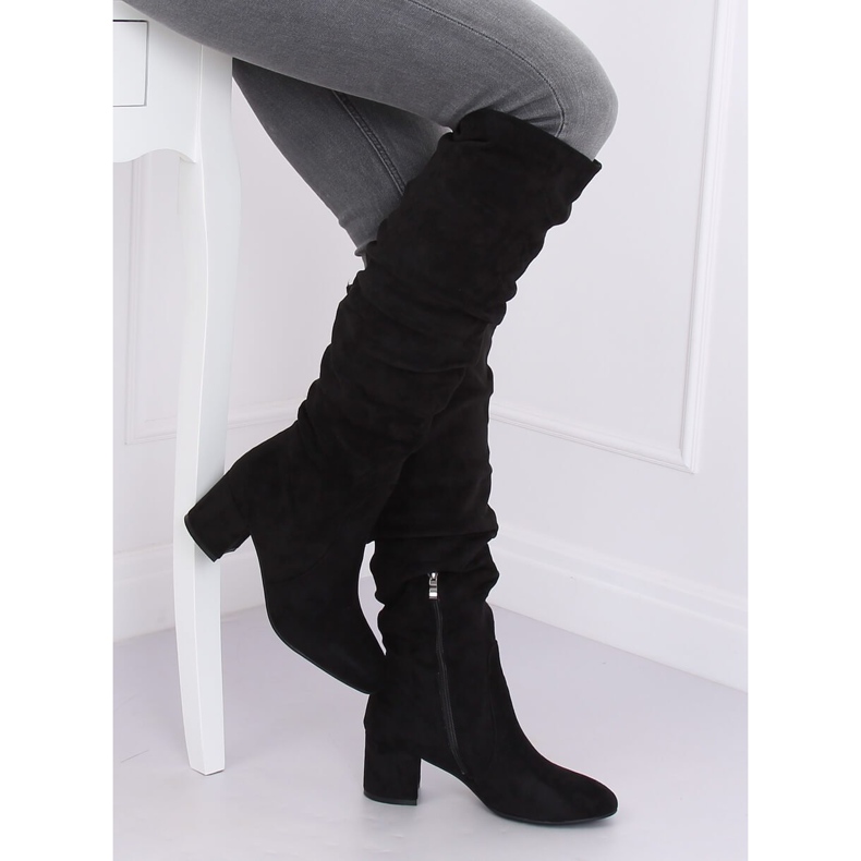 Fekete alacsony sarkú csizma G-279 Fekete 1