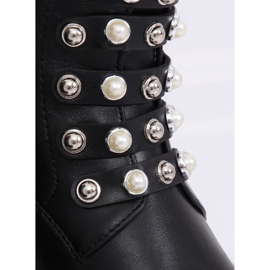 Katonai fekete csizma 7671-PA Black 2