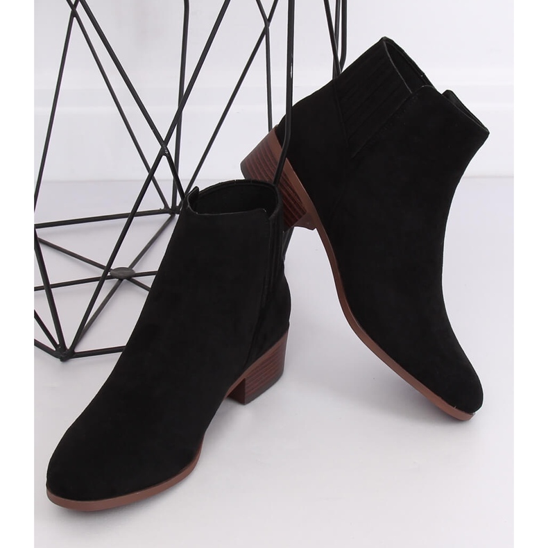 Fekete velúr Chelsea csizma 7967-PA Black 1