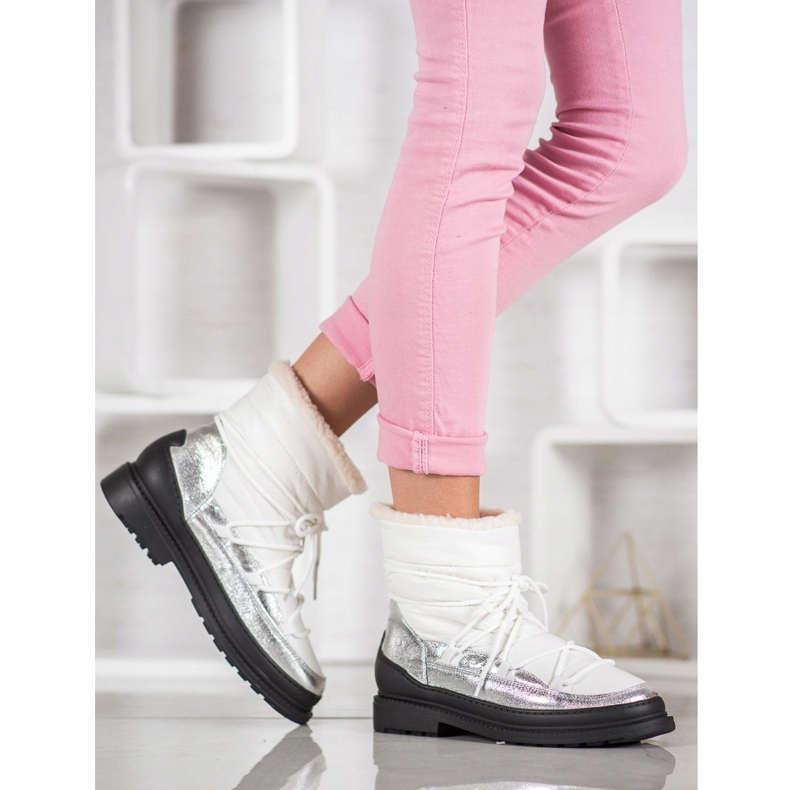 VICES textil hócsizma fehér 1