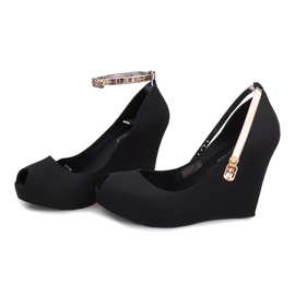 Meliski Open Wedge AE815 fekete 2