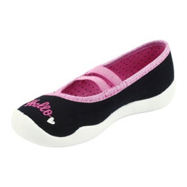 Befado gyermekcipő 116X255 sötétkék rózsaszín 2