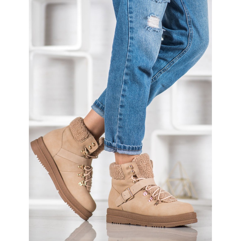 Stílusos VICES csizma barna 1