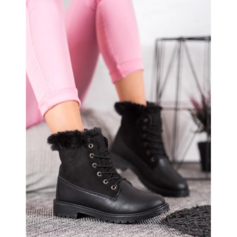 SHELOVET Kényelmes csapdázók fekete 2