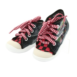 Befado gyermekcipő 218P050 fekete piros szürke 3