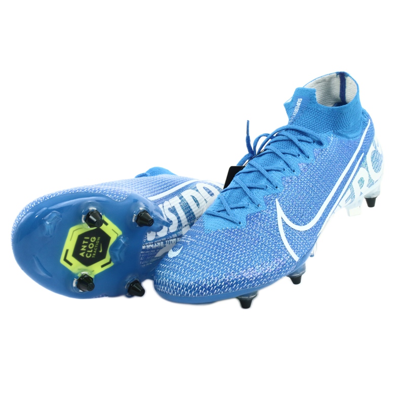 Nike Mercurial Superfly 7 Elite SG-Pro Ac M AT7894-414 futballcipő kék 5