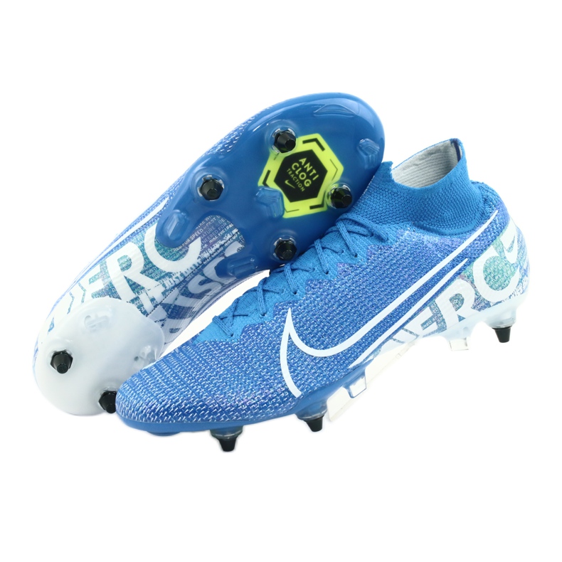 Nike Mercurial Superfly 7 Elite SG-Pro Ac M AT7894-414 futballcipő kék 6