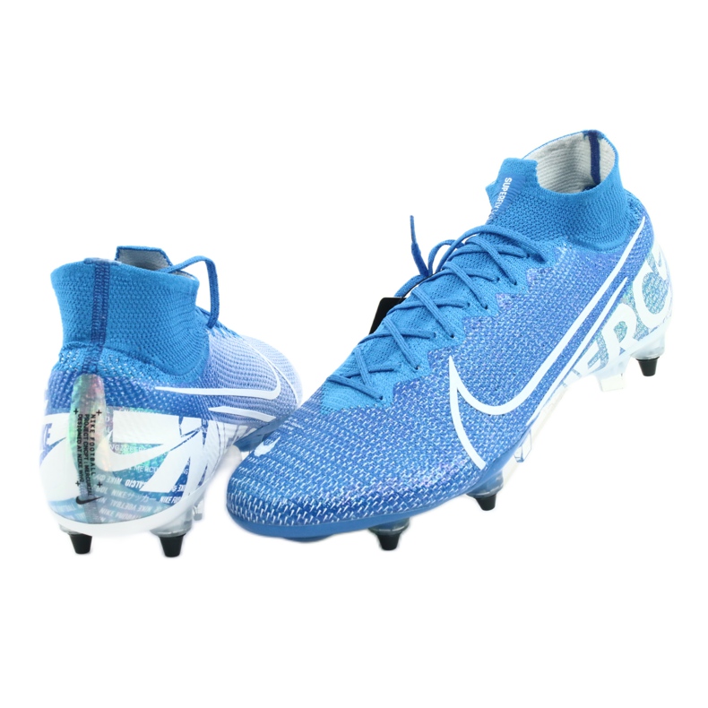 Nike Mercurial Superfly 7 Elite SG-Pro Ac M AT7894-414 futballcipő kék 4