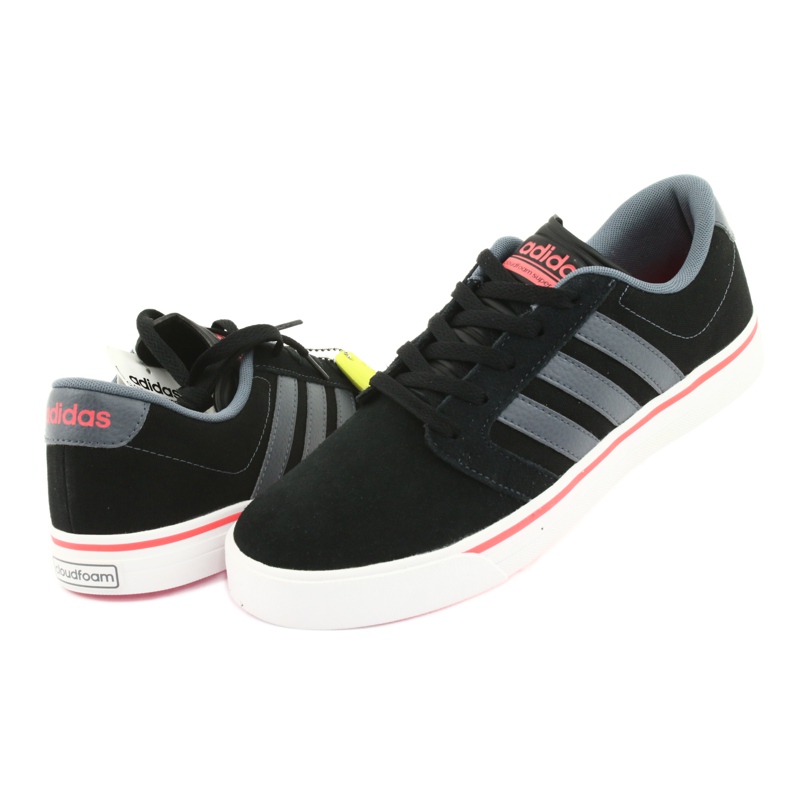 Adidas Cloudfoam Super Skate M AW3896 cipő fekete narancssárga szürke 3