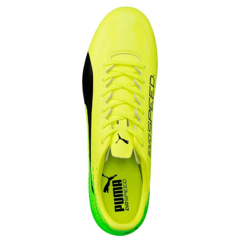 Futballcipő Puma Evo Speed ​​17.4 Fg M 104017 01 sokszínű sárga 1