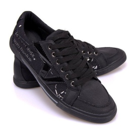 Anyag Cipők A961 Fekete 3