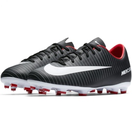 Nike Mercurial Vapor Xi Fg Jr 831945-002 futballcipő fekete fekete 2
