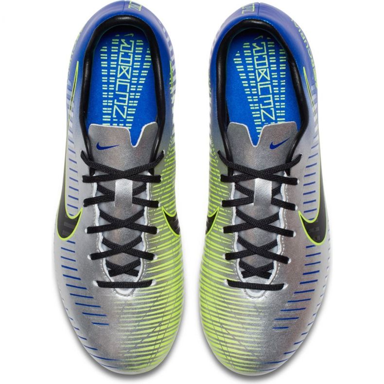 Nike Mercurial Victory 6 Neymar Fg Jr 921488-407 futballcipő szürke ezüst 1