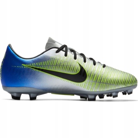 Nike Mercurial Victory 6 Neymar Fg Jr 921488-407 futballcipő szürke ezüst 2