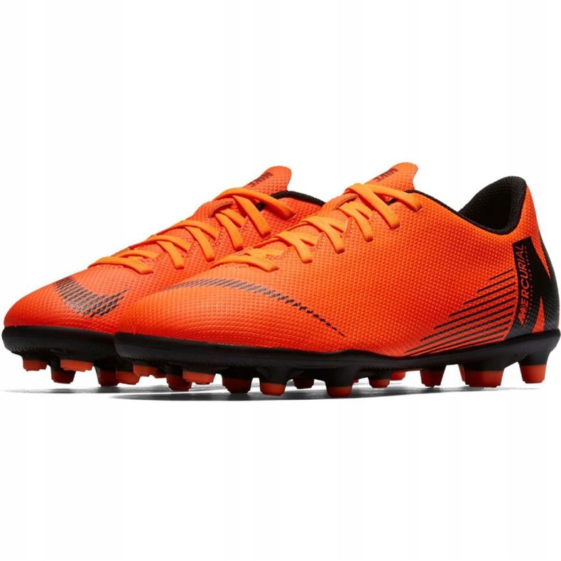 Nike Mercurial Vapor 12 Club Mg Jr AH7350-810 futballcipő narancssárga narancssárga 2