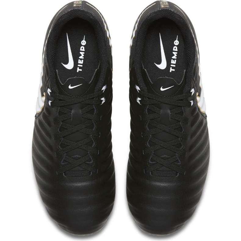 Nike Tiempo Iv Fg Jr 897725-002 futballcipő fekete fekete 1