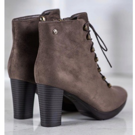 Goodin Meleg velúr csizma bézs 1