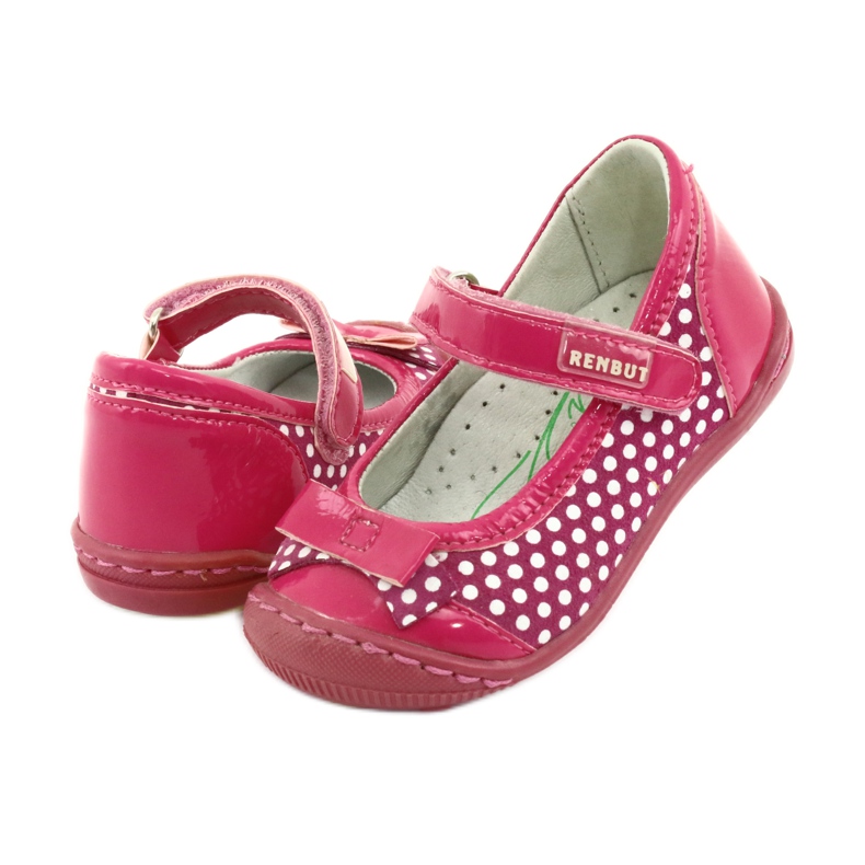 Lány balerinák Ren But 1405 rózsaszín fehér 4 Lány balerinák Ren But 1405 rózsaszín fehér 4