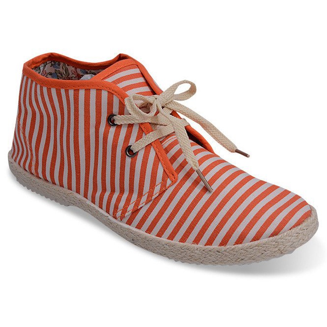 Csizma Szalma talpú cipők 2607 Orange narancs 2