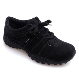 Túracipő Bőr Nat 6144 Fekete 1