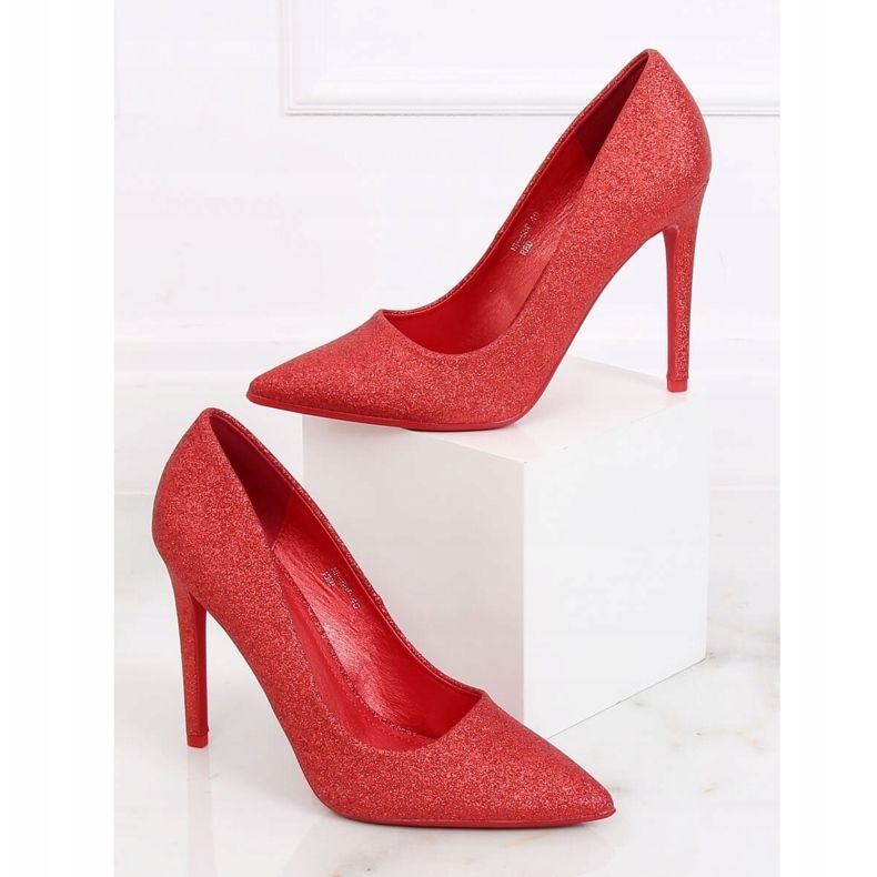 Piros csillogó csapok NF-58P Piros 1