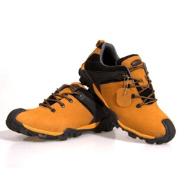 Trekking Boots NAT Bőr. 6254 Teve barna fekete 2