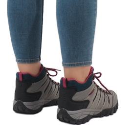 Szürke női túracipő FS302-33 fekete 2