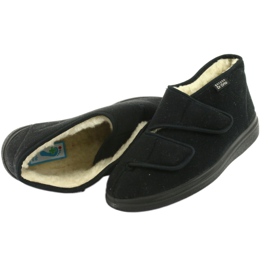 Dr.ORTO Befado meleg női pu papucs 986D011 fekete 4