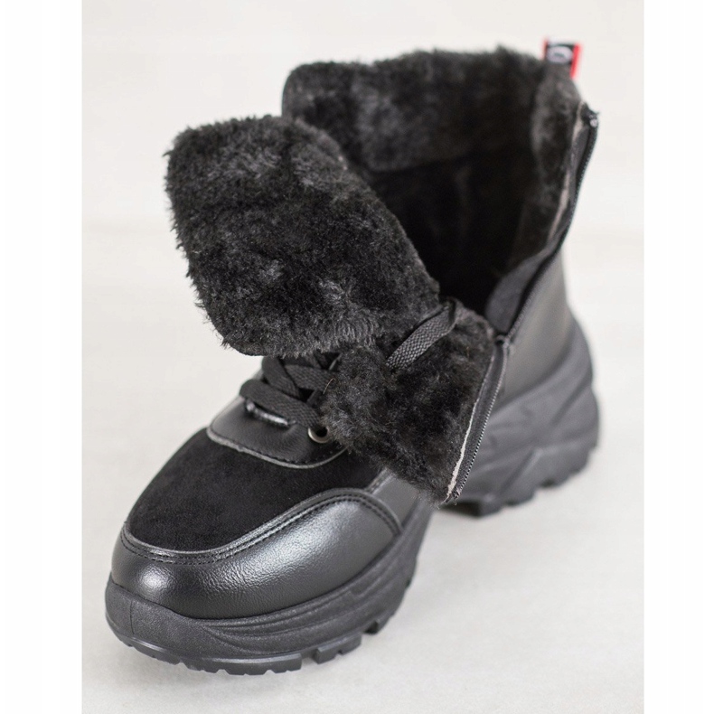 Haver Meleg cipők fekete 2