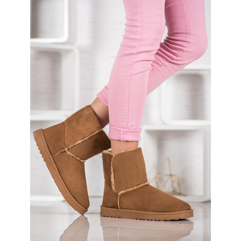 Lucky Shoes Teves hócsizma barna 1