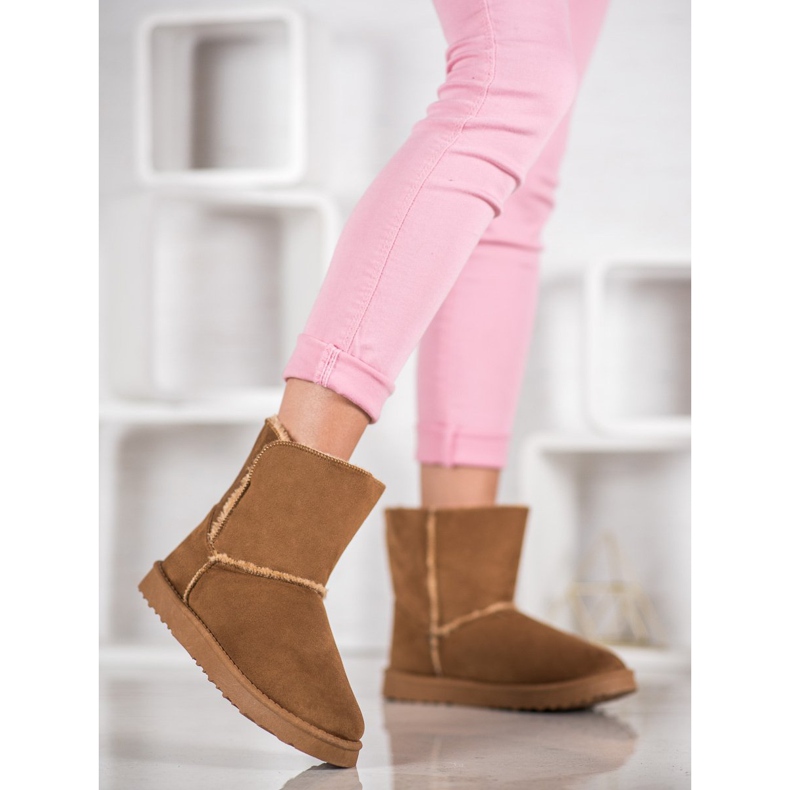 Lucky Shoes Teves hócsizma barna 2