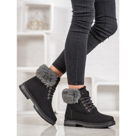 SHELOVET Fekete csapdák szőrrel 1